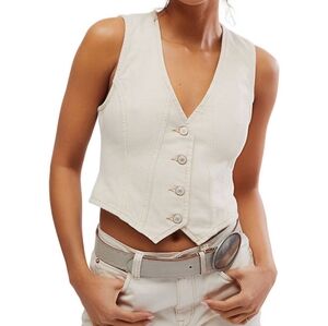 COPY - NWT Free People Tate Denim Vest